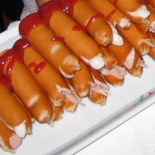 Dekoidee abgeschnittene Finger