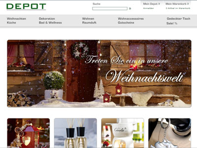 Webseite DasDepot