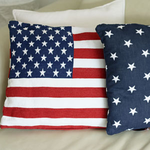 Kissen im angesagten Flag Style