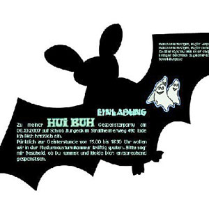 Einladung Fledermaus