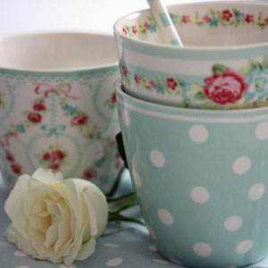 Latte Cups in Mint